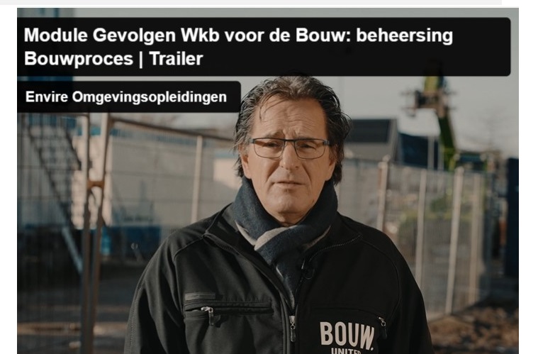 E-learning Gevolgen Wkb voor de bouw